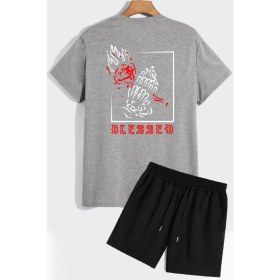 Resim Trendypassion Sırt Baskılı Şort T-Shirt Eşofman Takımı 