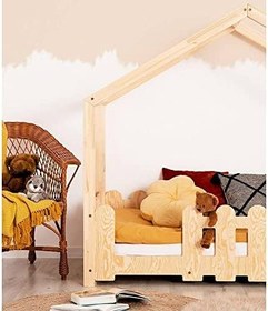 Resim Markaawm Nature Karyola Montessori Yatak Ahşap Çocuk Bebek Yatak 