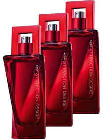 Resim Avon Attraction Desire Kadın Parfüm Edp 50 Ml. Üçlü Set 