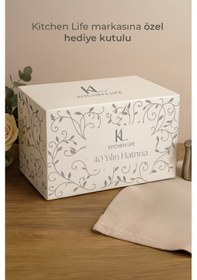 Resim 12 Parça 6 Kişilik Yaldızlı Hayat Ağacı Kahve Fincan Takımı - Kahve Fincanı Seti 105ml Beyaz Gold 