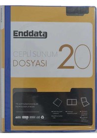 Resim Enddata Ön Cepli Sunum Dosyası 20'li Mavi 1220-1 