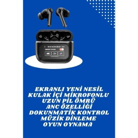 Resim Varyant Store Ekranlı Yeni Nesil Pro Kulaklık ve Akıllı Saat Kampanyası Kulak Içi Mikrofonlu 