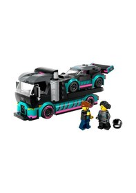 Resim LEGO® City Yarış Arabası ve Araba Taşıyıcı Kamyon 60406 6+ Yaratıcı Oyuncak Yapım Seti - 328 Parça 