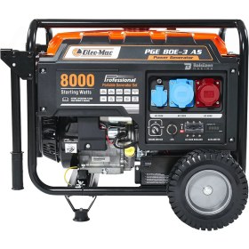 Resim Oleomac Pge 80E-3 Eur5 Benzinli Marşlı Dual Jeneratör 8.12 Kva 