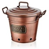 Resim Patates Soğan Kovası Bakır Mgl0037 