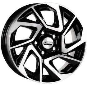 Resim CMS-979-01 6.5x15"-4x100 ET35 67.2 Diamond Black Gloss Jant (4 Adet) 
