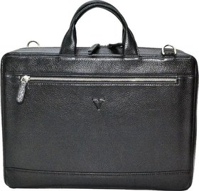 Resim ® GERÇEK DERİ 13" LAPTOP EVRAK ÇANTASI / 10617 SİYAH (PARLAK ARSEL) 