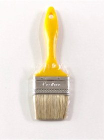 Resim AKSUFEZ Plastik Saplı Kestirme Boya Fırçası No:3 Genişlik 7 Cm 