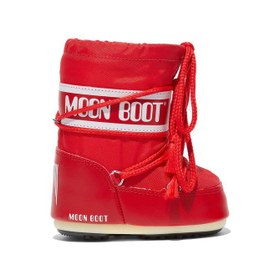 Resim Moon Boot Mini Nylon Unisex Çocuk Kırmızı Kar Botu 