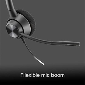 Resim Global Teck Worldwide Bundle USB Kulaklıklar Plantronics EncorePro 320, USB-A, Dizüstü Bilgisayar, PC, MAC, Gürültü Engelleme, Ses ve Sessiz Düğmeler için Mikrofonlu USB Kulaklık 