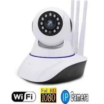 Resim Bebbee HD 360 Derece Wifi IP Kamera Gece Görüş 3 Antenli Güvenlik ve Bebek İzleme Kamerası 
