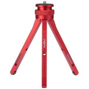 Resim Xindoker Siyah Veya Kırmızı Alüminyum Alaşımlı Seyahat Boyu Tripod, 168g Hafif 