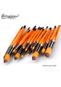 Resim 1010 Seri Yuvarlak Uçlu Fırça No:5 Akrilik,guaj,yağlı Boyaya Uygun Kaliteli Sentetik Kıl 