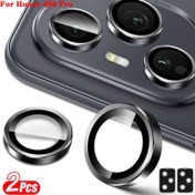 Resim Honor 400 Pro için 2 Set Gradyan Kamera Lens Koruyucu Cam, Tam Kapsama Lens Metal Koruyucu Halka Kamera Filmi için 