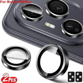 Resim Honor 400 Pro için 2 Set Gradyan Kamera Lens Koruyucu Cam, Tam Kapsama Lens Metal Koruyucu Halka Kamera Filmi için 