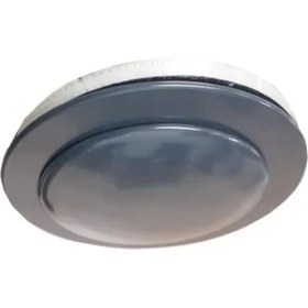 Resim Isıcam Çift Cam Doğal Gaz Menfezi Açılır Kapanır Soğuk,ses,rüzgar Girmez.alüminyum Özel Sıvama Delik Çapı 160 mm (Antrasit Gri Renk) 