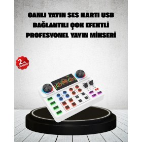 Resim Eco Port Canlı Yayın ve Karaoke Için Profesyonel Ses Kartı Bluetooth Destekli 