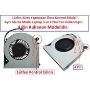 Resim Toshiba Uyumlu Satellite P50-A Işlemci Fanı 4Pin Kullanan Modeli 