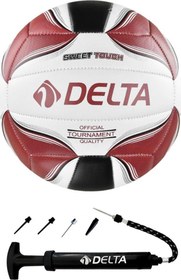 Resim Delta Rivo Dikişli 5 Numara Voleybol Topu + Top Pompası 