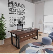 Resim Robinhome Robin Home Vivaldi A Ofis Çalışma Masası Metal Ayaklı Barok 