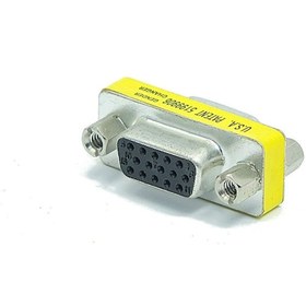 Resim Vga Kablo 15 Pin Dişi-Dişi Uzatma Birleştirici Aparat 