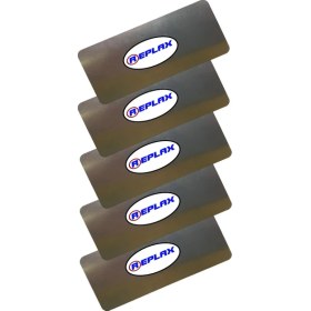 Resim Replax Rötuş Çeliği 4CMX9CM. Paslanmaz 5 Adet 