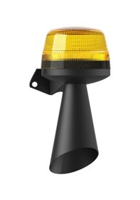 Resim Mesan Led Multifonksiyon 10 Ses Borulu Siren Turuncu 12-24vac/dc Ms 5841.3.12-24vac/dc 