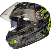 Resim 913 Evo Güneş Vizörlü Kapalı Kask (beyaz Camlı) 