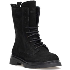 Resim Hammer Jack 102 22730-z Paulina Kadın Hakiki Deri Klasik Bot Siyah Siyah 