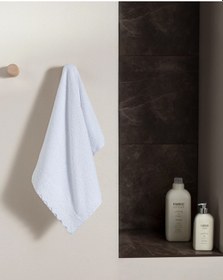 Resim Madame Coco Analisa %100 Pamuk Yüz Havlusu - Beyaz - 50x70 Cm 8684427221860 Beyaz 