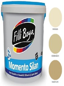 Resim Filli Boya Momento Silan Tam Silinebilir Yıkanabilir Silikonlu Ipek Mat Boya 2,5lt (havana) 