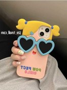Resim Bloomnest Sevimli Karikatür Kalp Gözlük Telefon Kılıfı Düşme Önleyici İphone Uyumlu Uyumlu 15 Pro 001 