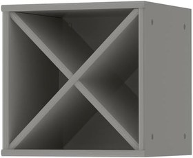 Resim Şarap rafı, gri, 40x37x40 cm 