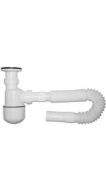 Resim Lüxpar Taslı Körüklü Lavabo Sifonu 