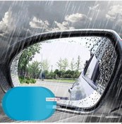 Resim Sunshine022 2 Adet Yan Ayna Koruma Filmi Anti Fog Yagmura Dayanikli Pvc Kendinden Yapiskali Oval 