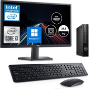 Resim Dell Optiplex 3000MFF Intel i3 12100T 64GB 256GB SSD Windows 11 Pro 21.5mon Mini Masaüstü Bilgisayar N006O3000MFF27M 