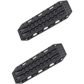 Resim Lemestar 2 Adet Siyah Plastik Rc Araba Kumu Merdiveni, 1/10 Rc Crawler Araçları İçin Dayanıklı, Kolay Kurulum, Axial Scx10 Traxxas Trx4 Uyumlu 