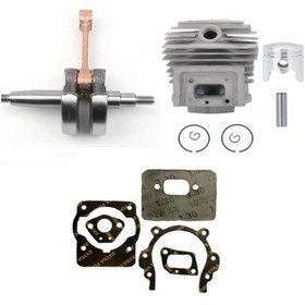Resim Kmtmak Motorlu Tırpan Krank Silindir Piston Takım Conta Set 