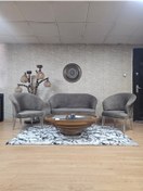 Resim SEVİNÇ MOBİLYA TEDDY Takım Krom Kaplama Telli Ayak Çay Seti Koltuk - Berjer , Balkon, Salon, Ofis 