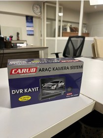 Resim Carub ARAÇ İÇİ KAYIT KAMERASI İÇ-ÖN-ARKA 4İNCH VANTUZLU EKRANLI 12V DVR FULL HD 1080P 