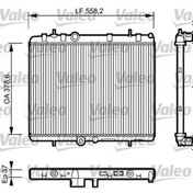 Resim Valeo 734463 Su Radyatoru Otomatik ( Peugeot : 407 / Citroen : C5 2.0 16v 2.0hdi ) 1330j8 (WA338752) 