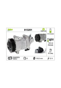 Resim Citroen C4 Klima Kompresoru 1.6 Hdi 2011-2017 Valeo 813201 