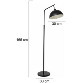 Resim Eray Aydınlatma Siyah Elera Lambader Beyaz 