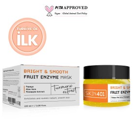 Resim Skin401 Bright & Smooth Fruit Enzyme Mask 100ml 