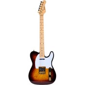 Resim Fenix FT-10FSDB Elektro Gitar (Bright Sunset) 