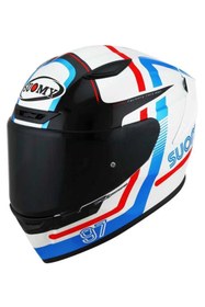 Resim Suomy Track-1 Kask Nınety Seven Whıte-Red 