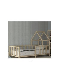 Resim Markaawm Markaawm Montessori Çocuk Yatak Doğal Çam Karyola Selen 