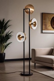 Resim vinner Choise Eskitme Mat Gold 6'lı Glop Camlı Modern Yemek Masası Üstü Yatak Odası Salon Avize VNREMGCHS01001 