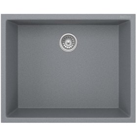 Resim RealStone Real Gordion 58 Gri Granit Eviye K012 52.5 X 40 Cm Tezgah Altı 