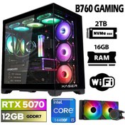 Resim XASER Lexus x180 i5 14400F 16GB DDR5 Ram 2TB M.2 NVMe SSD 12GB RTX5070 Sıvı Soğutmalı Oyuncu Bilgisa 